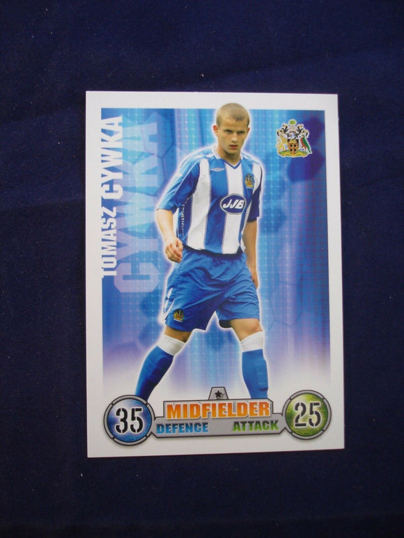 Match Attax - football card -  2007/08 - Wigan - Tomasz Cywka