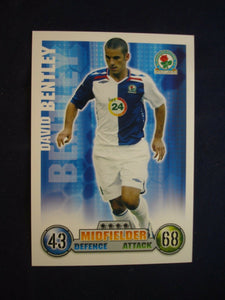 Match Attax - football card -  2007/08 - Blackburn Rovers - David Bentley