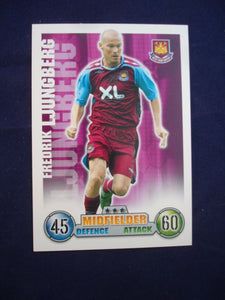 Match Attax - football card -  2007/08 - West Ham - Fredrik Ljundberg