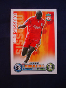 Match Attax - football card -  2007/08 - Liverpool - Momo Sissoko