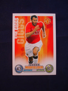 Match Attax - football card -  2007/08 - Man Utd - Ryan Giggs