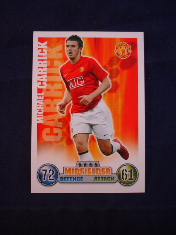 Match Attax - football card -  2007/08 - Man Utd - Michael Carrick