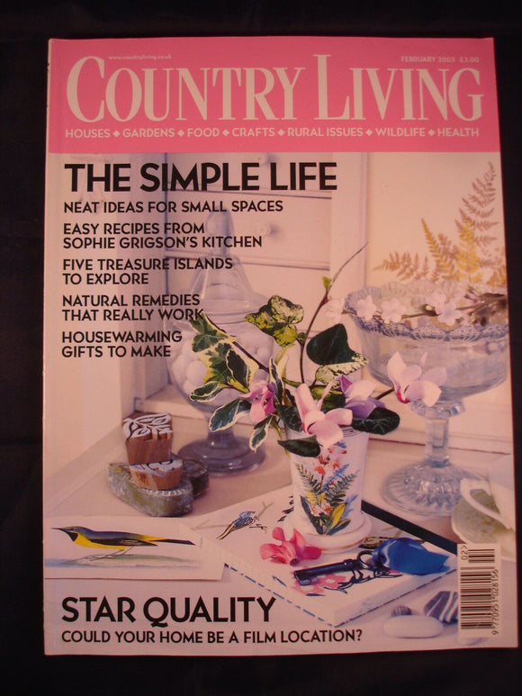 Country Living Magazine - February 2003 - The simple life