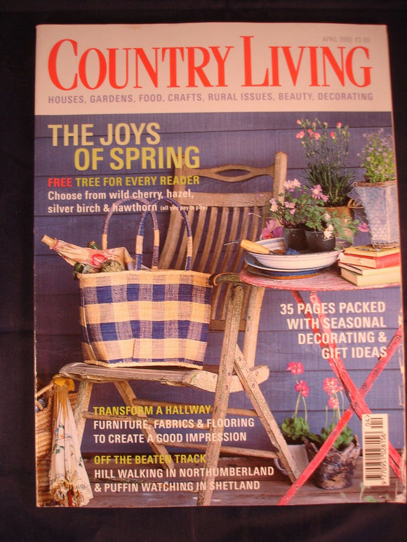 Country Living Magazine - April 2000 - Transform a hallway - puffin watching