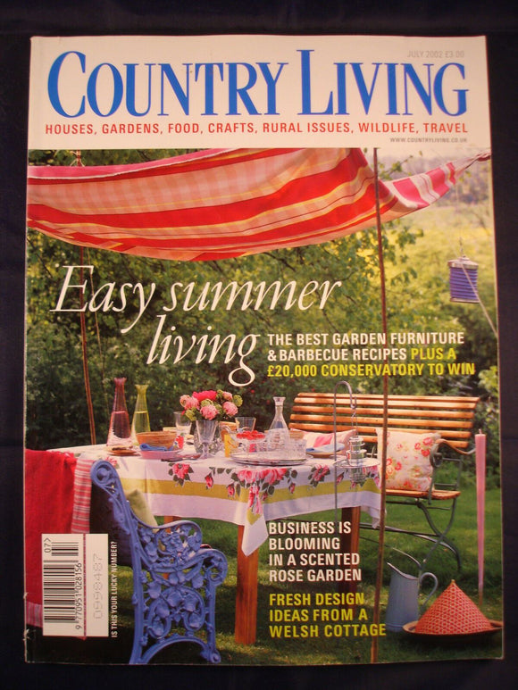 Country Living Magazine - July 2002 - Easy Summer living