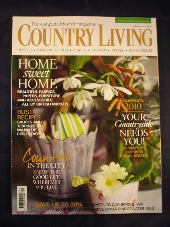 Country Living Magazine - February 2010 - Home sweet home