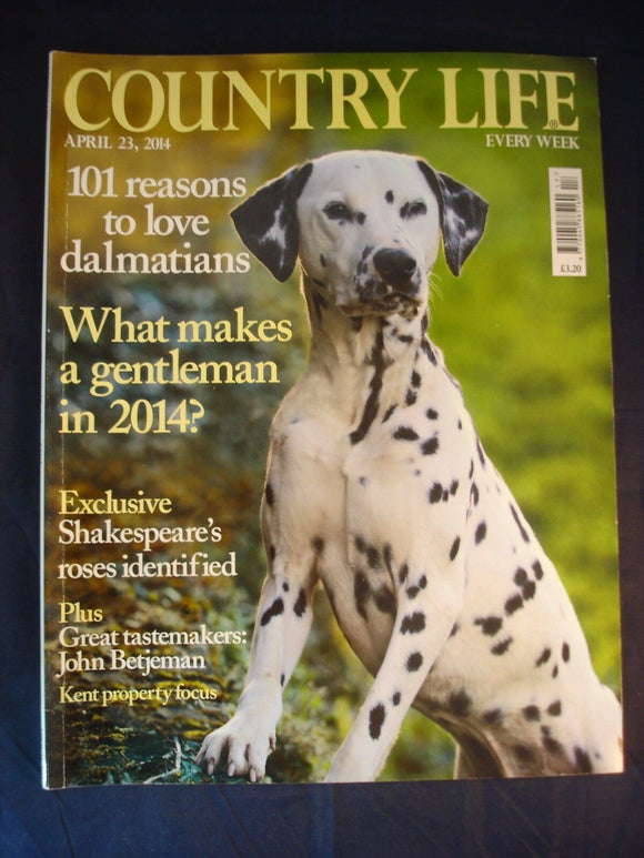Country Life - April 23, 2014 - Dalmations - What makes a Gentleman?