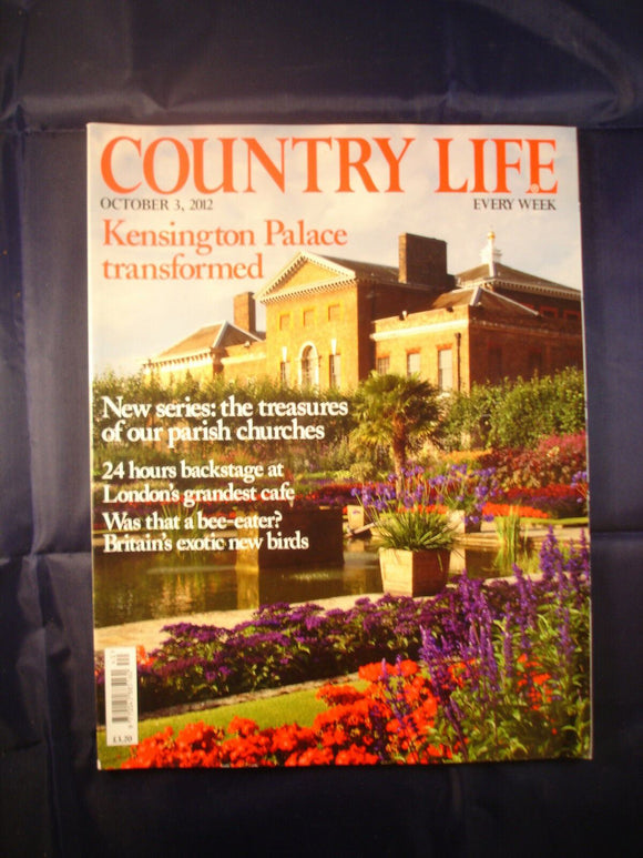 Country Life - October 3, 2012 - London's grandest Cafe - churches - Kensington