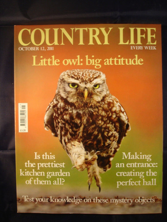 Country Life - Oct 12, 2011 -  owl - Prettiest kitchen garden- Perfect hall
