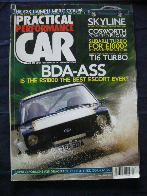 Practical performance car - Jul 2006 - Merc 500sec - Subaru legacy guide