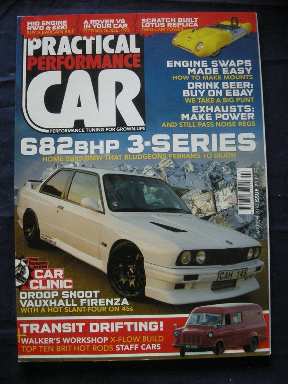 Practical performance car - Issue 71 - Transit - 3 series - MG MGF guide