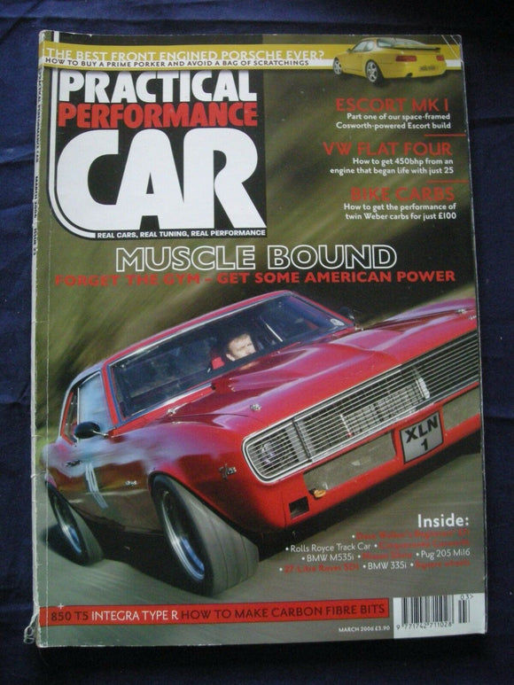Practical performance car - Mar 2006 - Porsche 968 - Escort Mk1 - Volvo T5