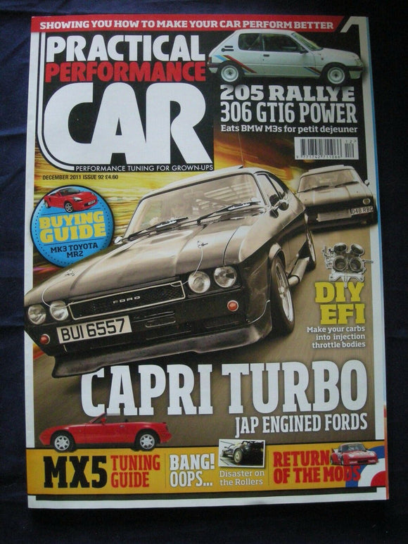 Practical performance car - issue 92- Capri - Mx5 tuning - Mr2 guide - 205 - 306
