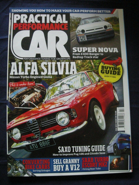 Practical performance car - issue 94 - Saxo tuning - TT Mk1  guide - Nova - Alfa