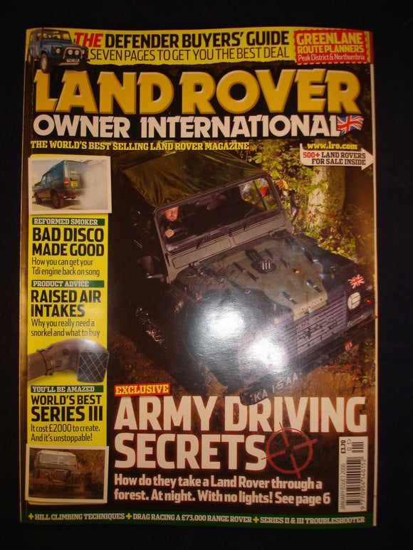 Land Rover Owner LRO # January 2006 - Army driving secrets - Defender - tdi -
