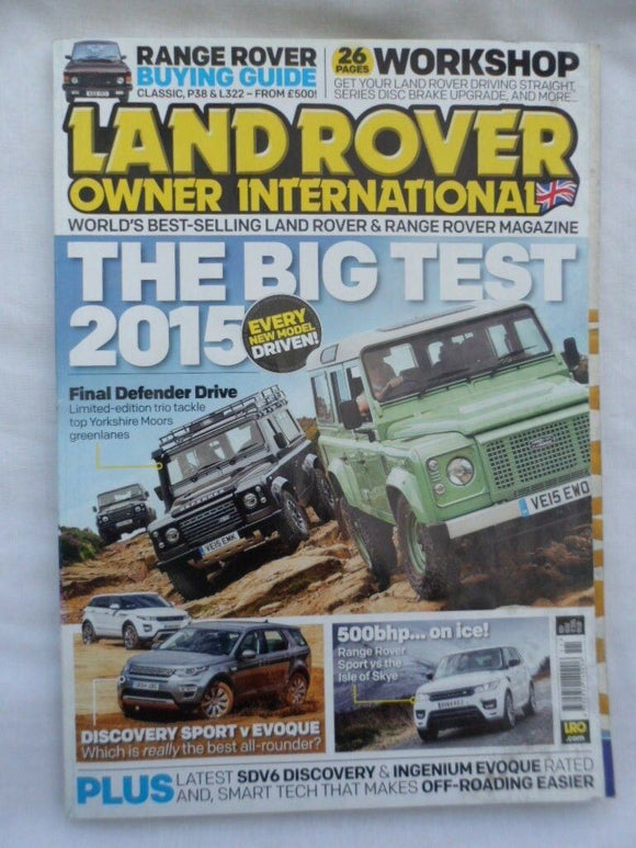 Land Rover Owner LRO # November 2015 - Range Rover guide
