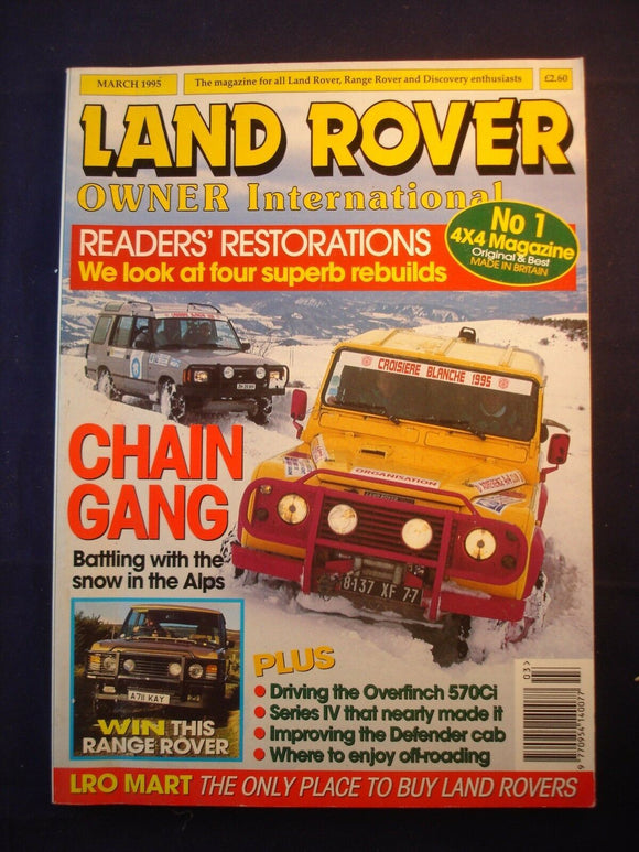 Land Rover Owner LRO # March 1995