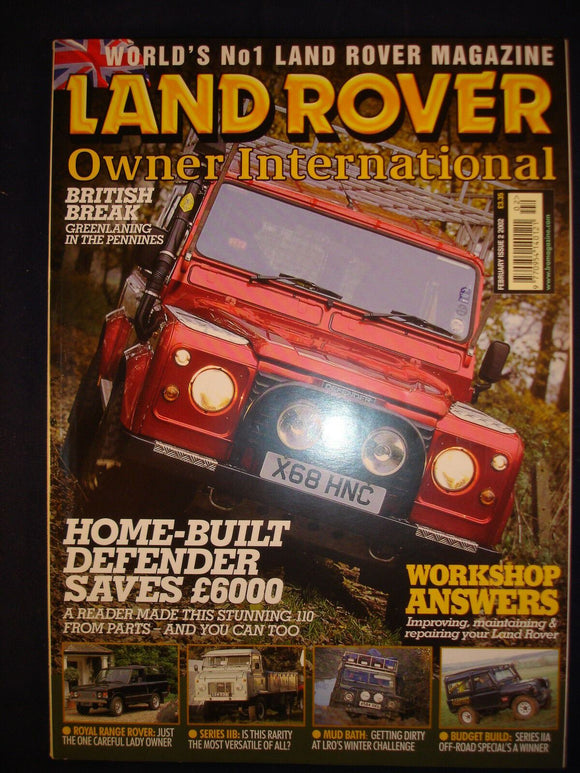 Land Rover Owner LRO # February 2002 - Pennine green lanes - Series IIB