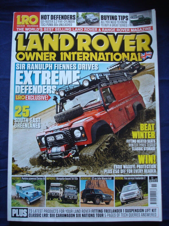 Land Rover Owner LRO # November 2012 - Surrey Hampshire Green lanes - Defenders