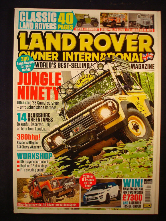 Land Rover Owner LRO # July 2013 - Berkshire Lanes - Lightweight - Jungle 90