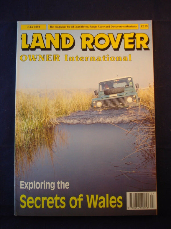 Land Rover Owner LRO # July 1993
