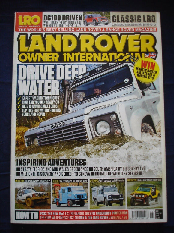 Land Rover Owner LRO # May 2012 - Mid Wales lanes - Drive deep water