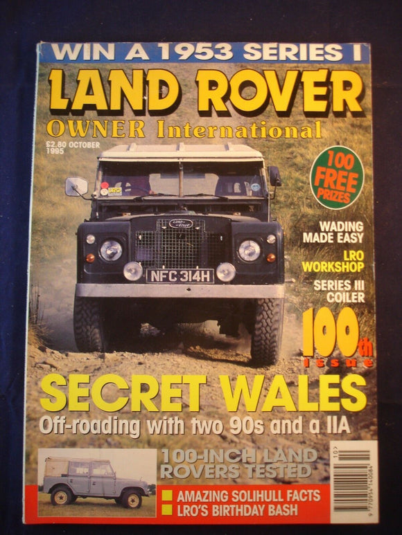 Land Rover Owner LRO # October 1995 -
