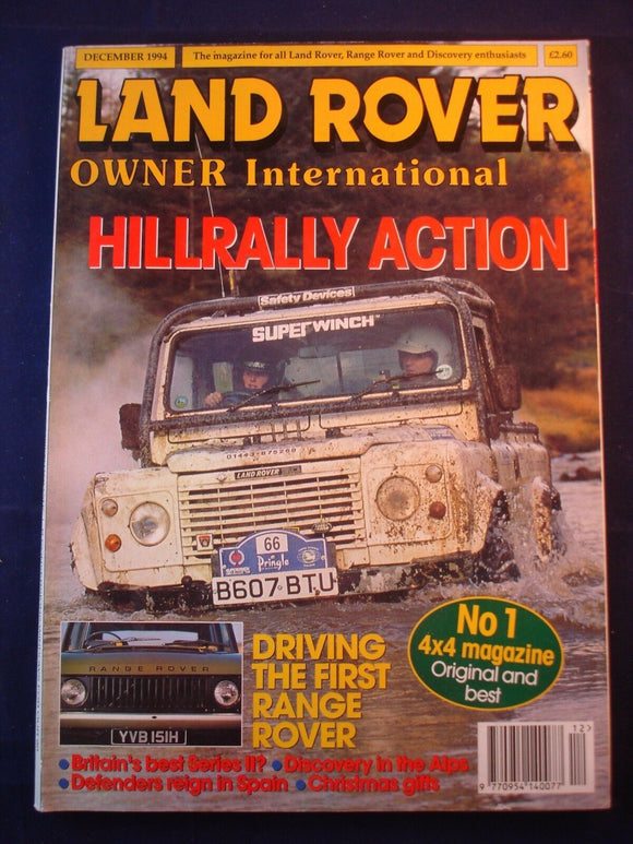 Land Rover Owner LRO # December 1994