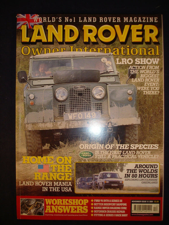 Land Rover Owner LRO # Nov 2001 - Lincolnshire green lanes