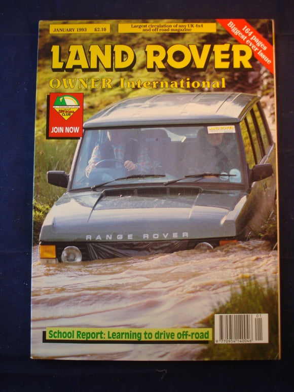 Land Rover Owner LRO # January 1993