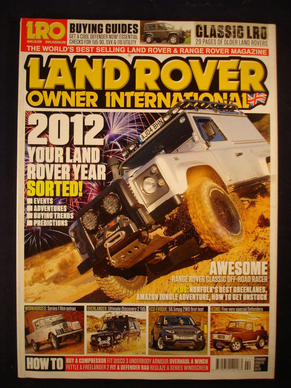 Land Rover Owner LRO # February 2012 - Norfolk Lanes - Ultimate Disco 2 td5