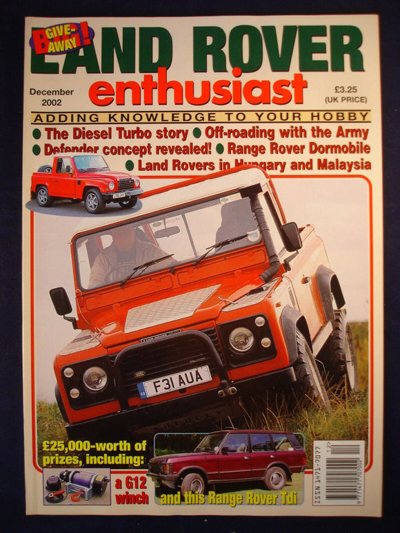 Land Rover Enthusiast # December 2002 - Diesel turbo - off roading with Army