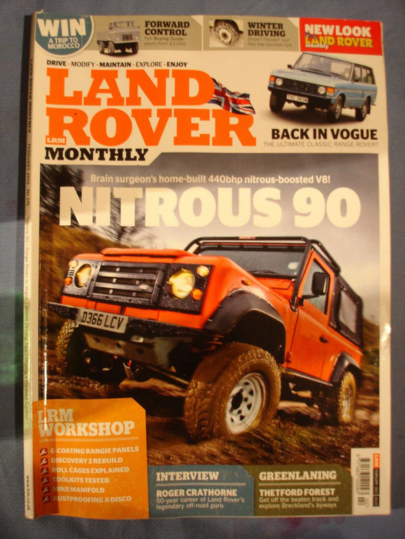 Land Rover Monthly Feb 2013 Thetford forest , Nitrous 90, classic range rover