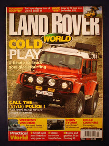 Land Rover World # Nov 2002 - 110 Roof tent - Carawagon - Series 1 - Ice truck