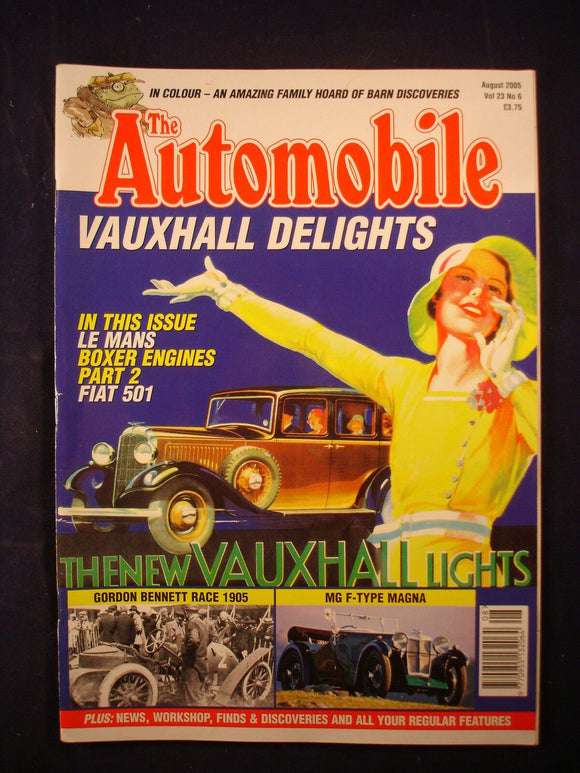 The Automobile - August 2005 - MG F Magna - Vauxhall Lights - Fiat 501
