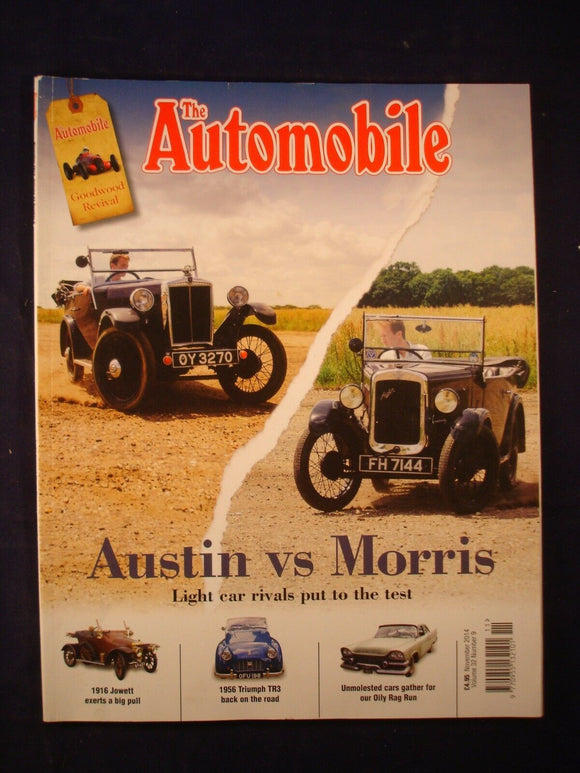 The Automobile - November 2014 - Austin vs Morris - Jowett - TR3 -