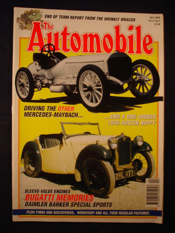 The Automobile - April 2003 - Mercedes Maybach - Austin - Bugatti - Daimler
