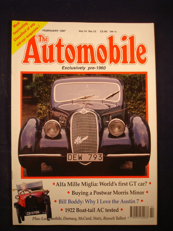 The Automobile - February 1997 - Boat tail AC - Alfa Mille Miglia