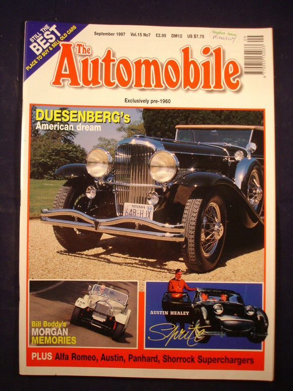 The Automobile - September 1997 - Duesenberg - Austin Healey Sprite