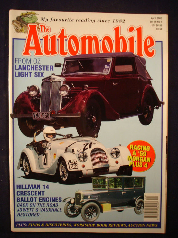 The Automobile - April 2002 - Lanchester - Jowett - Morgan - Hillman