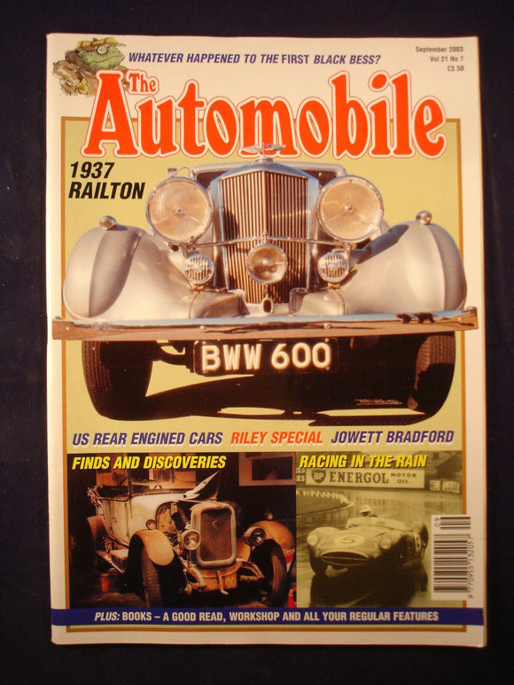 The Automobile - September 2003 - Railton - Riley - Jowett
