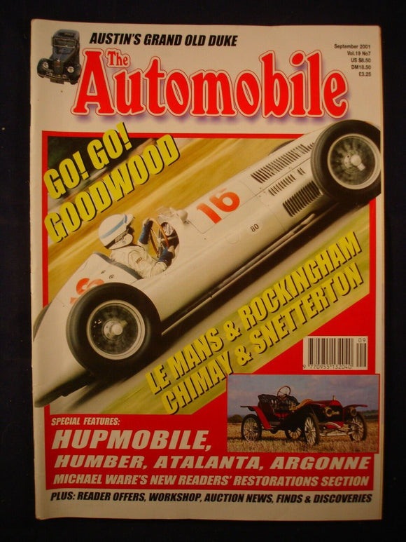 The Automobile - September 2001 - Hupmobile - Atalanta - Humber - Argonne