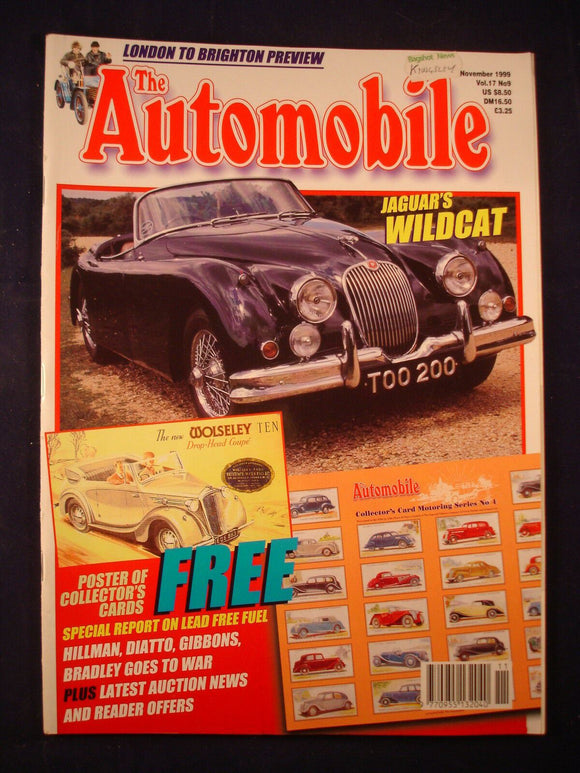The Automobile - November 1999 - Jaguar - Hillman - Diatto - Bradley