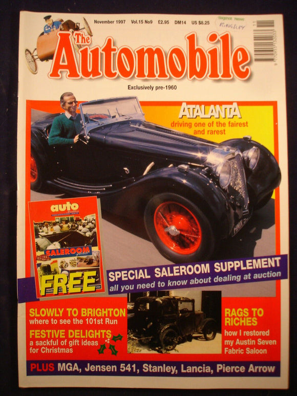 The Automobile - November 1997 - Austin 7 - Atalanta - MGA - Jensen - Pierce