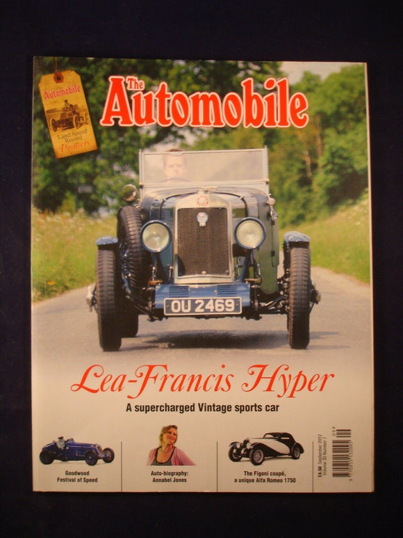 The Automobile - September 2012 - Figoni Coupe - Lea Francis - Annabel  Jones