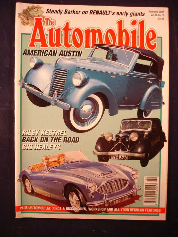 The Automobile - February 2003 - Riley Kestrel - Healey - American Austin