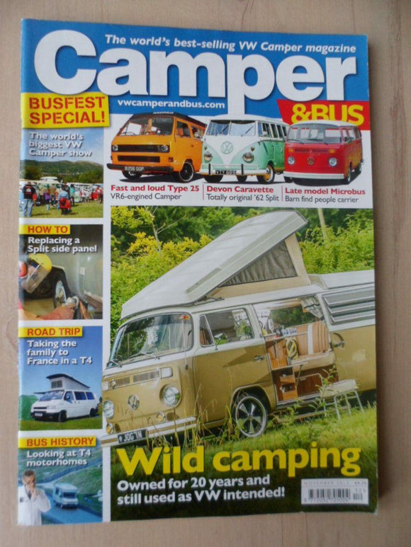 VW Camper and Bus magazine - Nov 2013 - Type 25 - T4 - Devon - Microbus