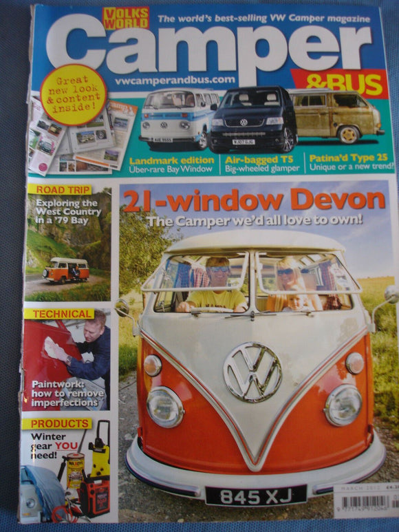 Volksworld Camper and bus mag - Mar 2012 - VW - T5 - T25 - Paintwork