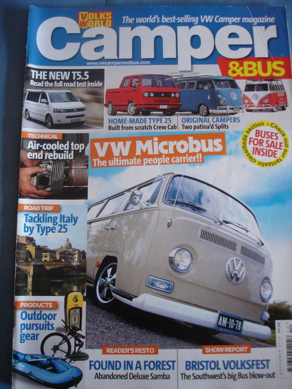Volksworld Camper and bus mag - Nov 2010   - VW - Aircooled rebuild