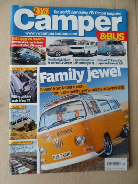 VW Camper and Bus magazine - Jan 2012 - Westfalia - fitting Captain's seats